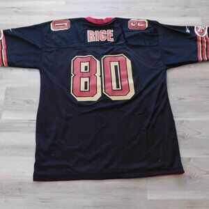 Jerry Rice San Francisco 49ers Reebok NFL Football Jersey Reversible Vintage 52